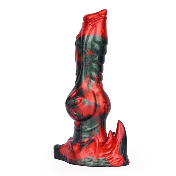 Fantasy Horse Penis Exaggerated testicle Silicone Dog Knot Dildo With Sucker Sex Toys For Women Masturbator Anal Plug