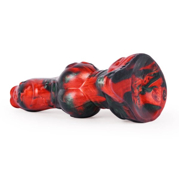 Fantasy Horse Penis Exaggerated testicle Silicone Dog Knot Dildo With Sucker Sex Toys For Women Masturbator Anal Plug