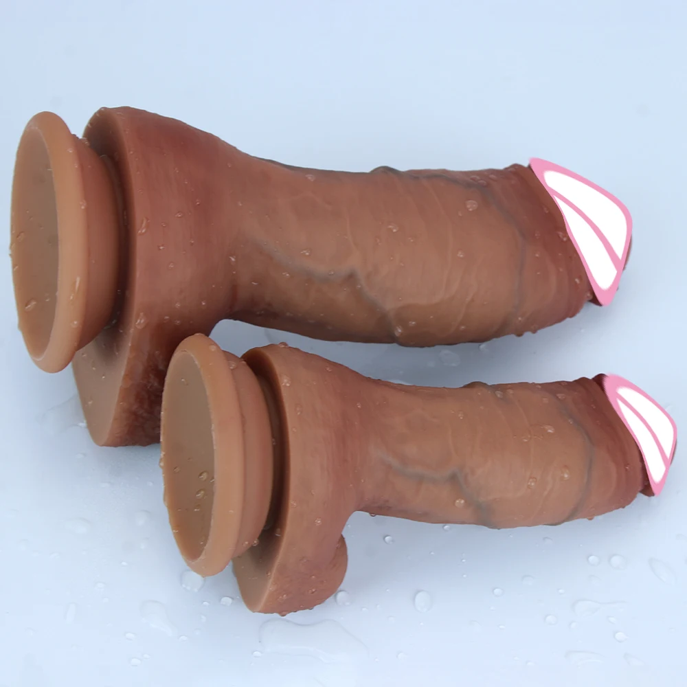Realistic Big Dildo With Strong Suction Fantasy Anal Massage Butt Plug Vaginal Stimulate Large Penis Female Masturbator Sexy Toy Realistic Big Dildo With Strong Suction Fantasy Anal Massage Butt Plug Vaginal Stimulate Large Penis Female Masturbator Sexy Toy