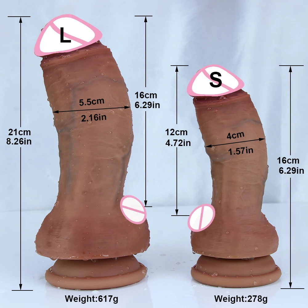 Realistic Big Dildo With Strong Suction Fantasy Anal Massage Butt Plug Vaginal Stimulate Large Penis Female Masturbator Sexy Toy Realistic Big Dildo With Strong Suction Fantasy Anal Massage Butt Plug Vaginal Stimulate Large Penis Female Masturbator Sexy Toy
