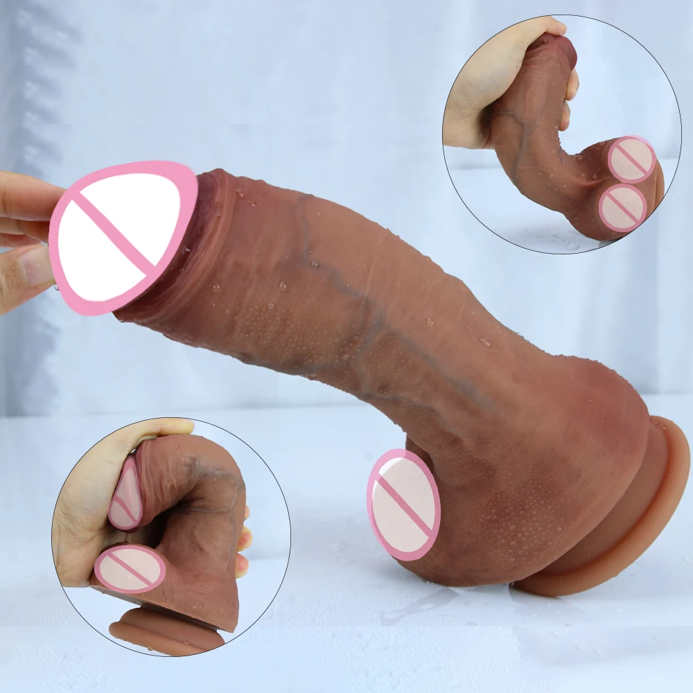 Realistic Big Dildo With Strong Suction Fantasy Anal Massage Butt Plug Vaginal Stimulate Large Penis Female Masturbator Sexy Toy Realistic Big Dildo With Strong Suction Fantasy Anal Massage Butt Plug Vaginal Stimulate Large Penis Female Masturbator Sexy Toy