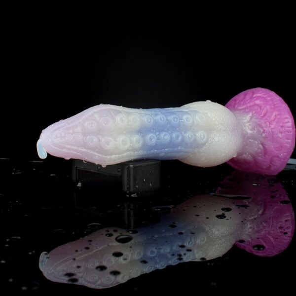 Fantasy Ejaculation Animal Dildo With Suction Cup Squirting Penis Spray Liquid Silicone Colorful Sex Toys For Men Women