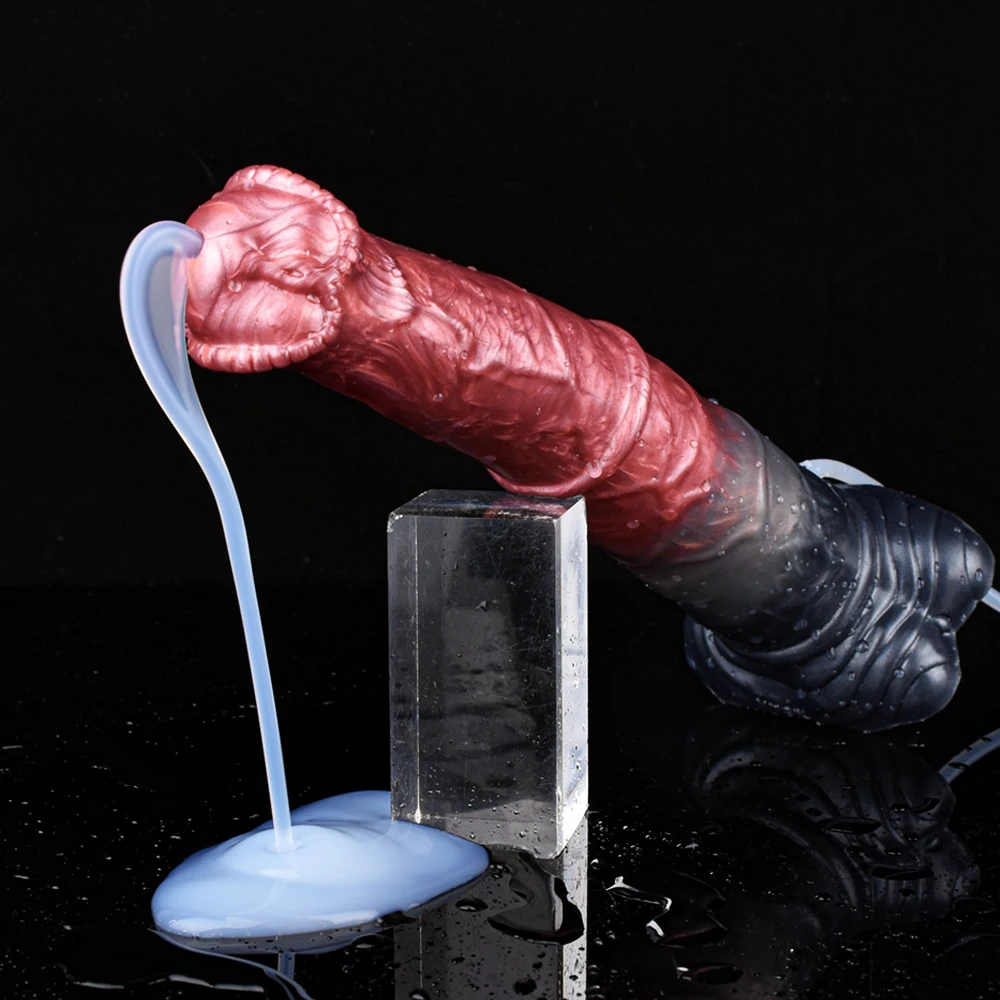 FAAK Silicone Ejaculation Horse Dildo With Sucker Multi Color Spray Liquid Function Fantasy Squirting Penis Sex Toys For Women FAAK Silicone Ejaculation Horse Dildo With Sucker Multi Color Spray Liquid Function Fantasy Squirting Penis Sex Toys For Women