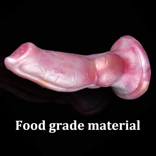 Fantasy Inflatable Dog Dildo Huge Knot Animal Penis Man And Woman Adult Products Plug Anal Masturbate Silicone Sex Toys 18+