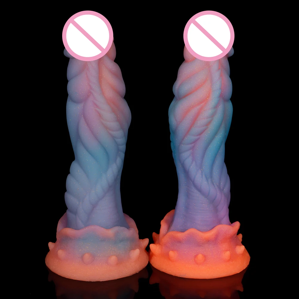 9.05in Soft Dragon Dildo With Suction Cup For Women Masturbate Anus Stimulate Fantasy Cock Animal Penis Adult Luminous Sex Toys 9.05in Soft Dragon Dildo With Suction Cup For Women Masturbate Anus Stimulate Fantasy Cock Animal Penis Adult Luminous Sex Toys