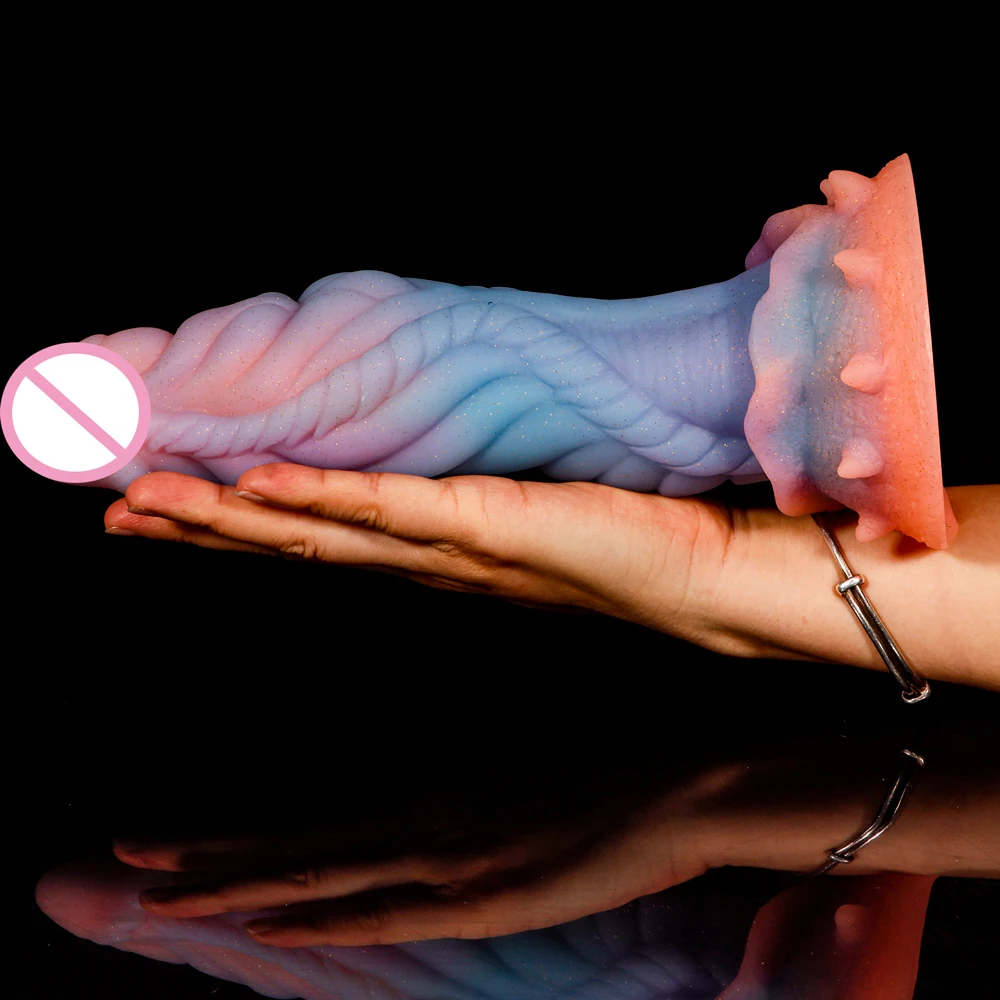 9.05in Soft Dragon Dildo With Suction Cup For Women Masturbate Anus Stimulate Fantasy Cock Animal Penis Adult Luminous Sex Toys 9.05in Soft Dragon Dildo With Suction Cup For Women Masturbate Anus Stimulate Fantasy Cock Animal Penis Adult Luminous Sex Toys