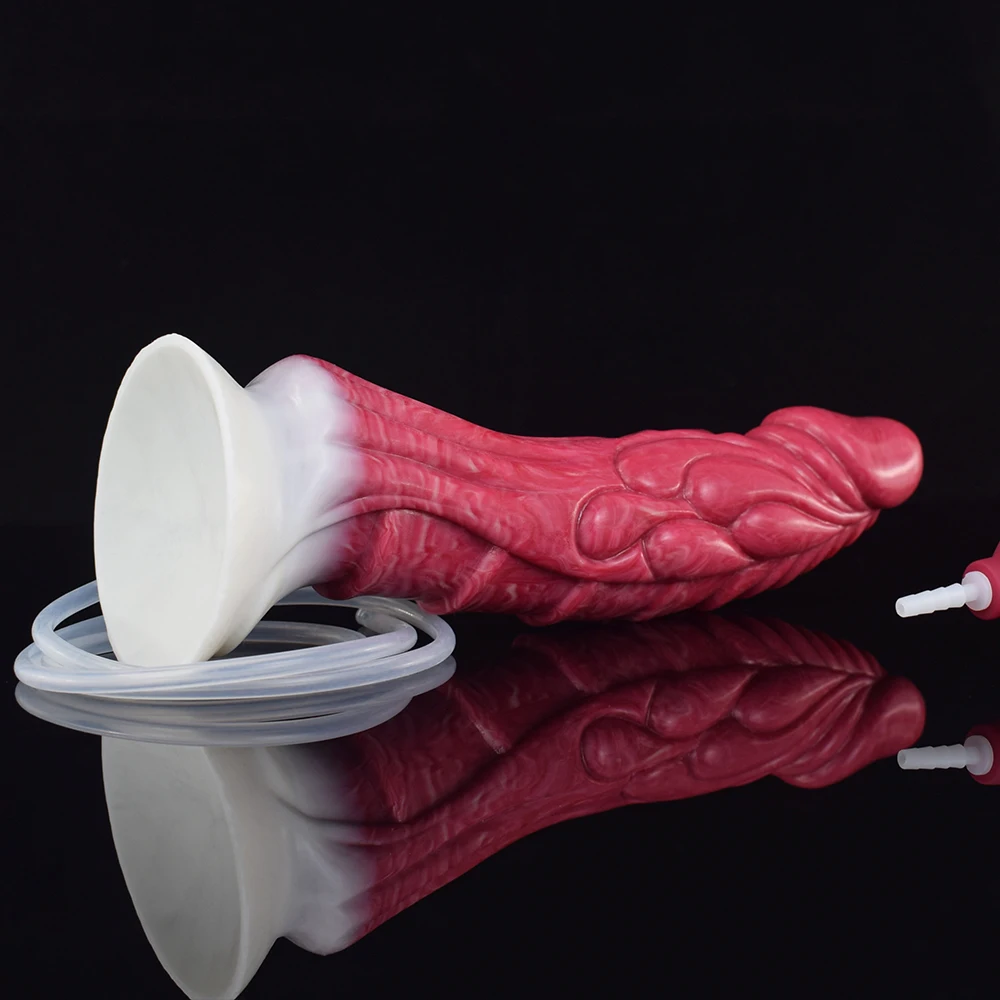  Unique Animal Dildo Ejaculation Glans Squirting Anal Plug Sucker Scale Fantasy Alien Masturbatory Sexy Toys for Women Gay