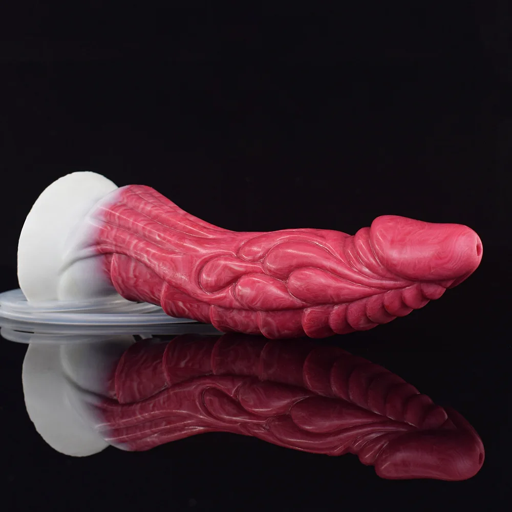  Unique Animal Dildo Ejaculation Glans Squirting Anal Plug Sucker Scale Fantasy Alien Masturbatory Sexy Toys for Women Gay