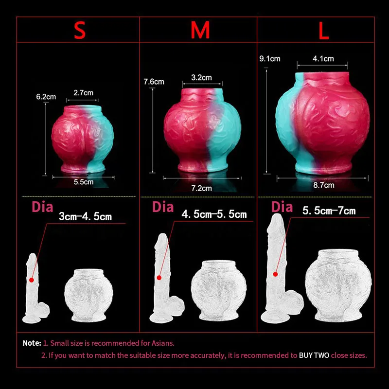 YOCY Squirting Anal Plug Curved G-Spot Massager Fantasy Dildo Silicone Groy Meat Color Big Knot Dildos Sex Toy For Adult 18+