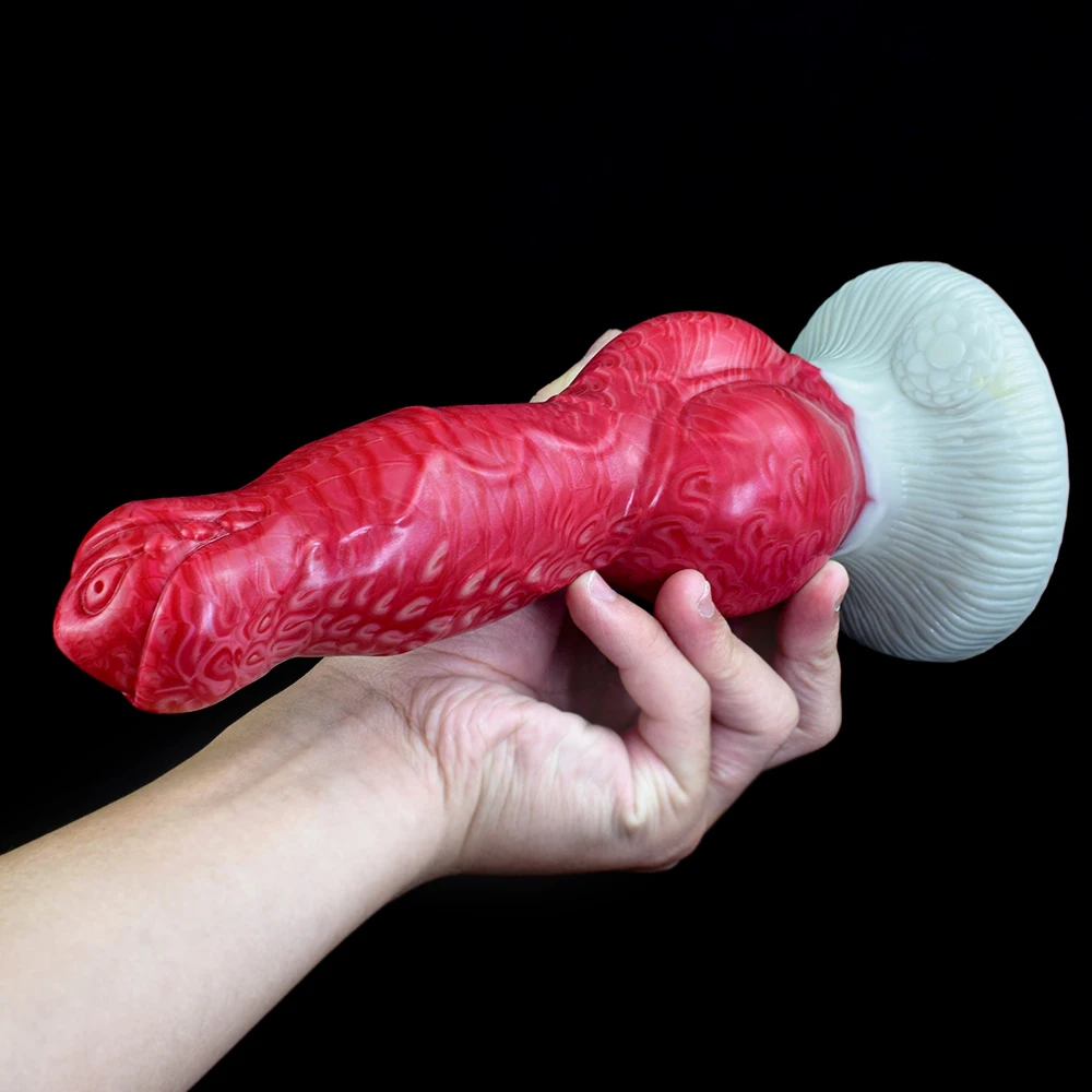 FAAK Silicone Big Knot Dog Dildo With Suction Cup Color Mixed Fantasy Animal Penis Butt Plug size S M L Sex Toys Shop