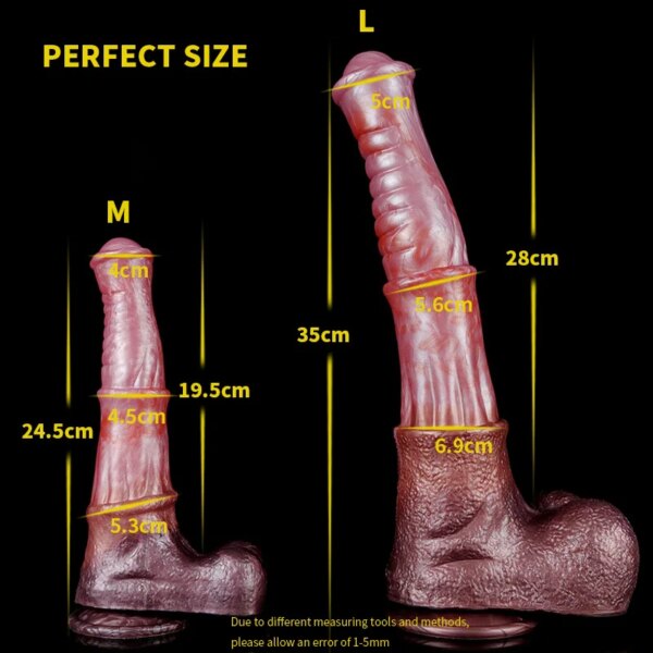 35cm Long Horse Dildo With Sucker Silicone Multi Color Anal Plug Large Fantasy Penis Female Masturbator Sex Toys Shop