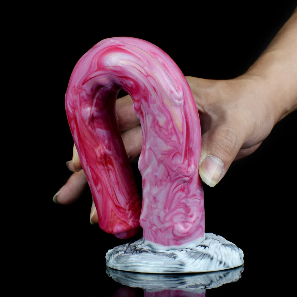 FAAK Long Horse Penis With Sucker Gory Raw Meat Color Slim Dildo For Beginners Female Fantasy Masturbate Anus Massage Sex Toys FAAK Long Horse Penis With Sucker Gory Raw Meat Color Slim Dildo For Beginners Female Fantasy Masturbate Anus Massage Sex Toys