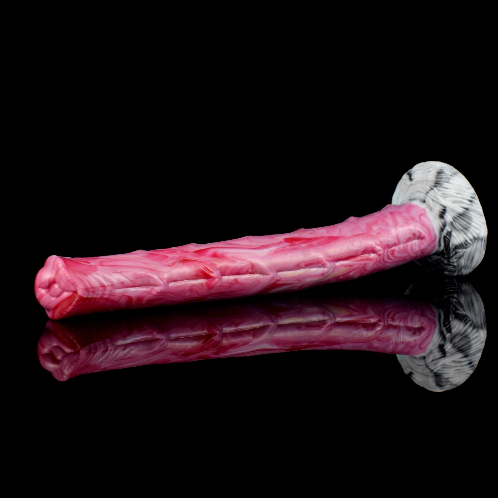 FAAK Long Horse Penis With Sucker Gory Raw Meat Color Slim Dildo For Beginners Female Fantasy Masturbate Anus Massage Sex Toys FAAK Long Horse Penis With Sucker Gory Raw Meat Color Slim Dildo For Beginners Female Fantasy Masturbate Anus Massage Sex Toys