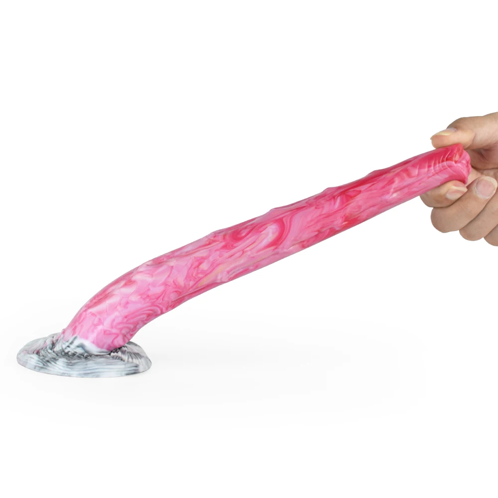 FAAK Long Horse Penis With Sucker Gory Raw Meat Color Slim Dildo For Beginners Female Fantasy Masturbate Anus Massage Sex Toys FAAK Long Horse Penis With Sucker Gory Raw Meat Color Slim Dildo For Beginners Female Fantasy Masturbate Anus Massage Sex Toys