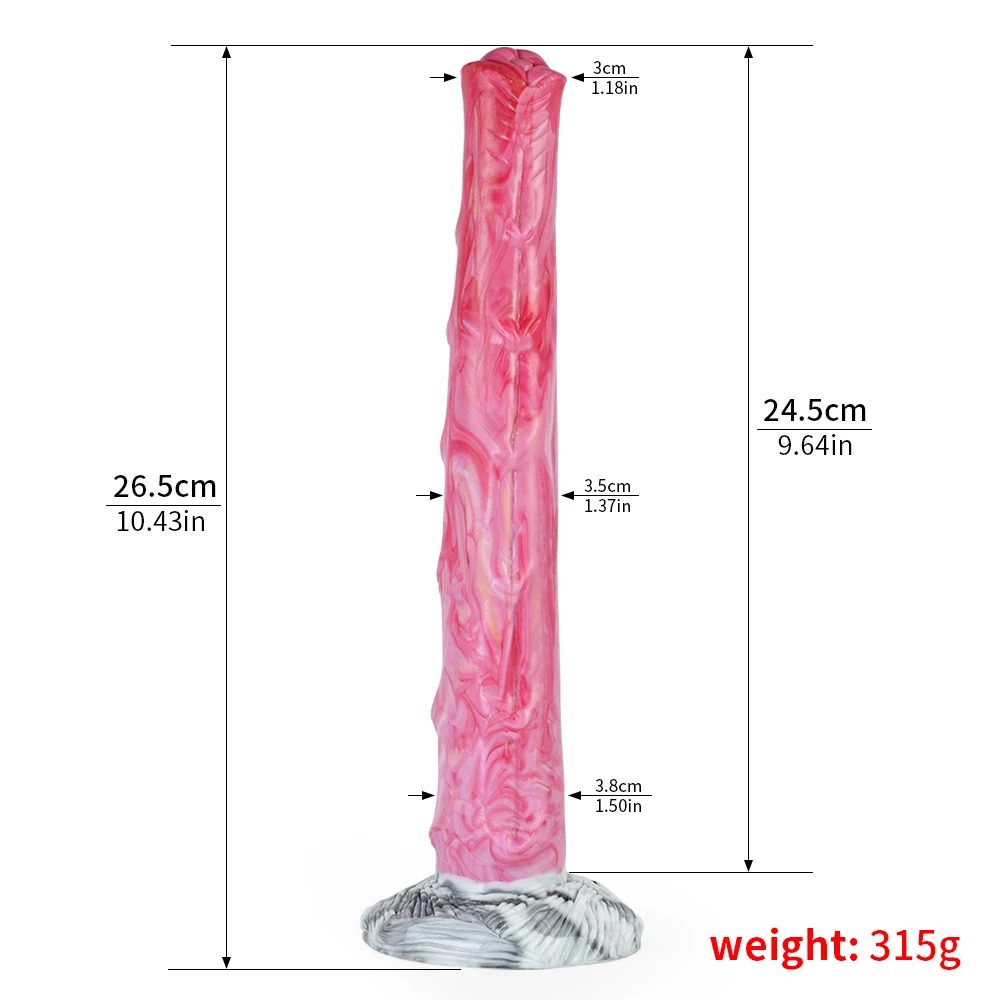 FAAK Long Horse Penis With Sucker Gory Raw Meat Color Slim Dildo For Beginners Female Fantasy Masturbate Anus Massage Sex Toys FAAK Long Horse Penis With Sucker Gory Raw Meat Color Slim Dildo For Beginners Female Fantasy Masturbate Anus Massage Sex Toys