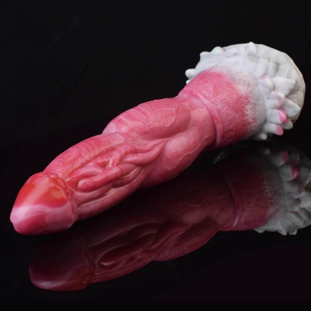 LUUK Fantasy Dildo with Knot Silicone Animal Sex Toys Wolf Dog Realistic Penis Strong Sucker Anal Butt Plug Female Masturbate