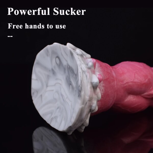 Fantasy Dildo with Knot Silicone Animal Sex Toys Wolf Dog Realistic Penis Strong Sucker Anal Butt Plug Female Masturbate