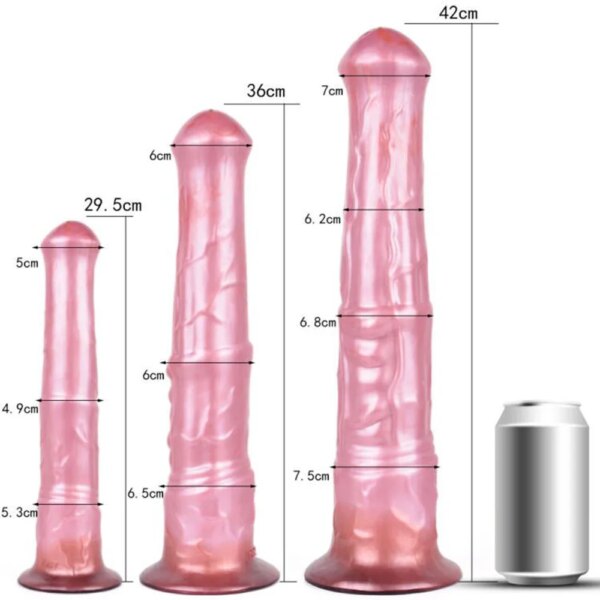 Large Fantasy Horse Squirting Penis With Suction Cup Size S M L Long Ejaculation Dildo Soft Silicone Anal Plug Spray Liquid