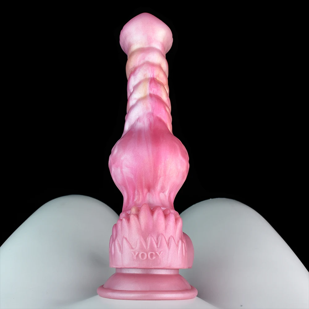 YOCY Fantasy Thrusting Dildo Vibrating 10 Modes Anal Plug Masturbator Big Knot Vibrators Dog Penis Sex Toy For Women With Sucekr YOCY Fantasy Thrusting Dildo Vibrating 10 Modes Anal Plug Masturbator Big Knot Vibrators Dog Penis Sex Toy For Women With Sucekr