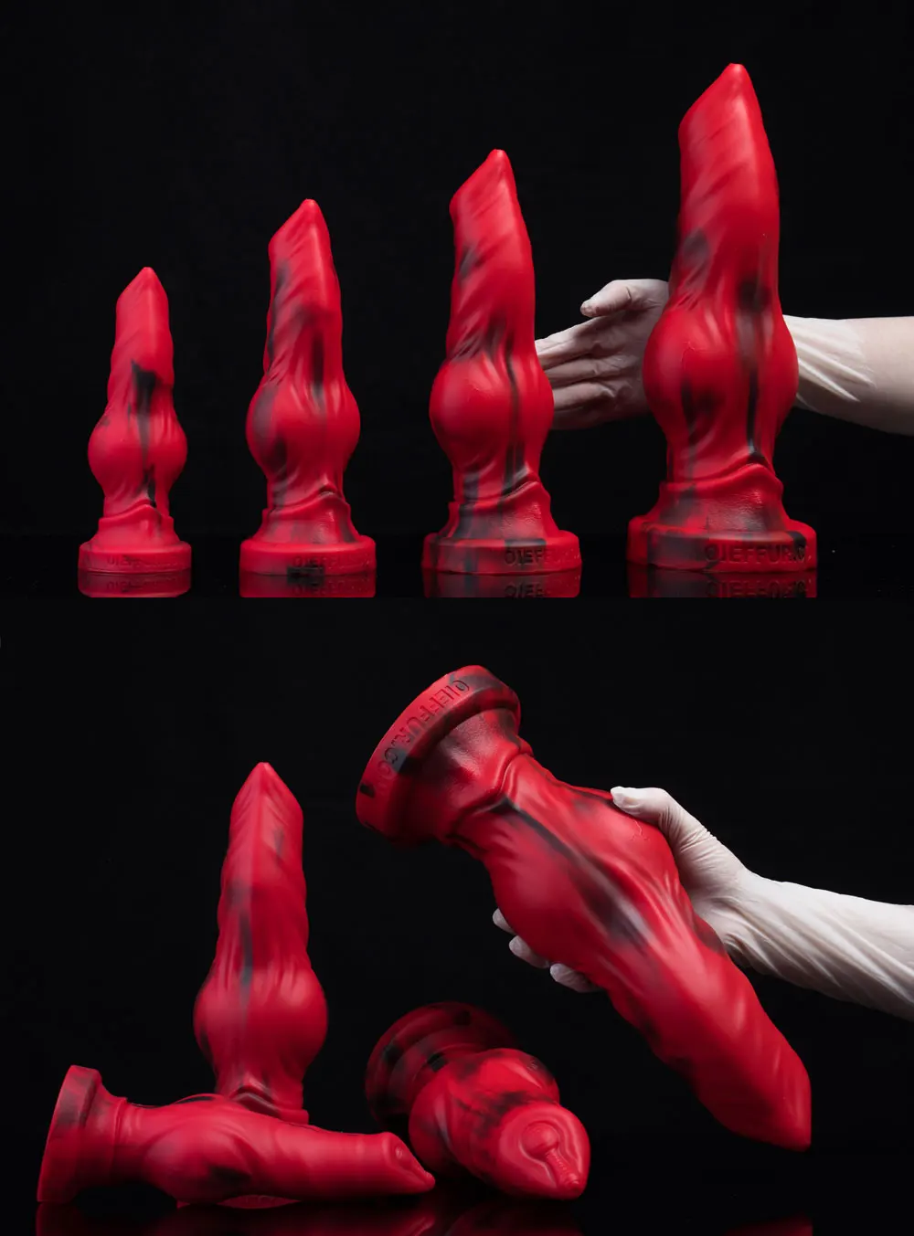Huge Silicone Fantasy Animal Dildo Anal Plug Prostate Sex For Men Women Big Knot Dog Dildo Suction Cup Butt Plug Cock Sex Toys