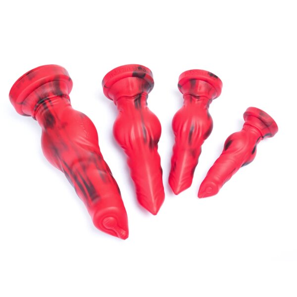 Huge Silicone Fantasy Animal Dildo Anal Plug Prostate Sex For Men Women Big Knot Dog Dildo Suction Cup Butt Plug Cock Sex Toys