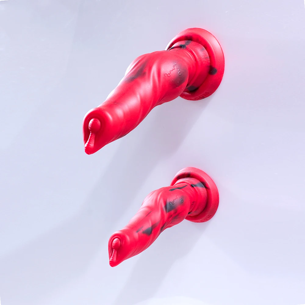 Huge Silicone Fantasy Animal Dildo Anal Plug Prostate Sex For Men Women Big Knot Dog Dildo Suction Cup Butt Plug Cock Sex Toys