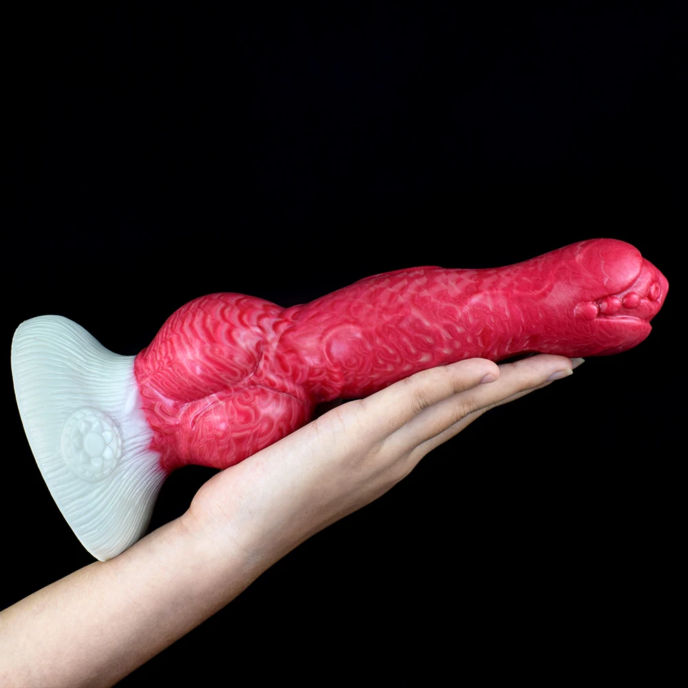 FAAK Large Knot Dog Penis With Sucker 3 Size Realistic Silicone Animal Fantasy Dildo Long Anal Plug Sex Toys For Women