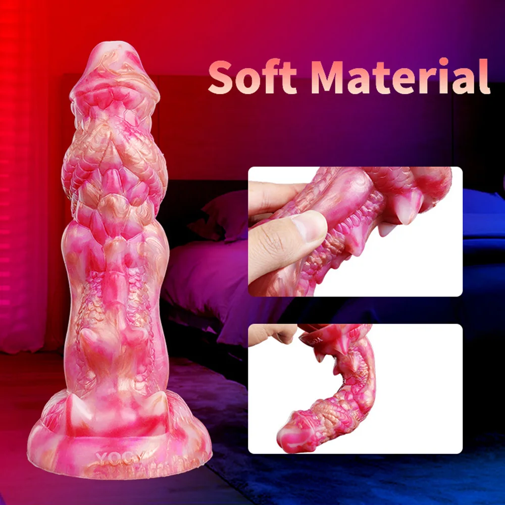YOCY Monster Butt Plug Dragon Fantasy Dildo Vibrator Remote Control Sex Toy For Woman Man Prostate Orgasm Masturbator YOCY Monster Butt Plug Dragon Fantasy Dildo Vibrator Remote Control Sex Toy For Woman Man Prostate Orgasm Masturbator