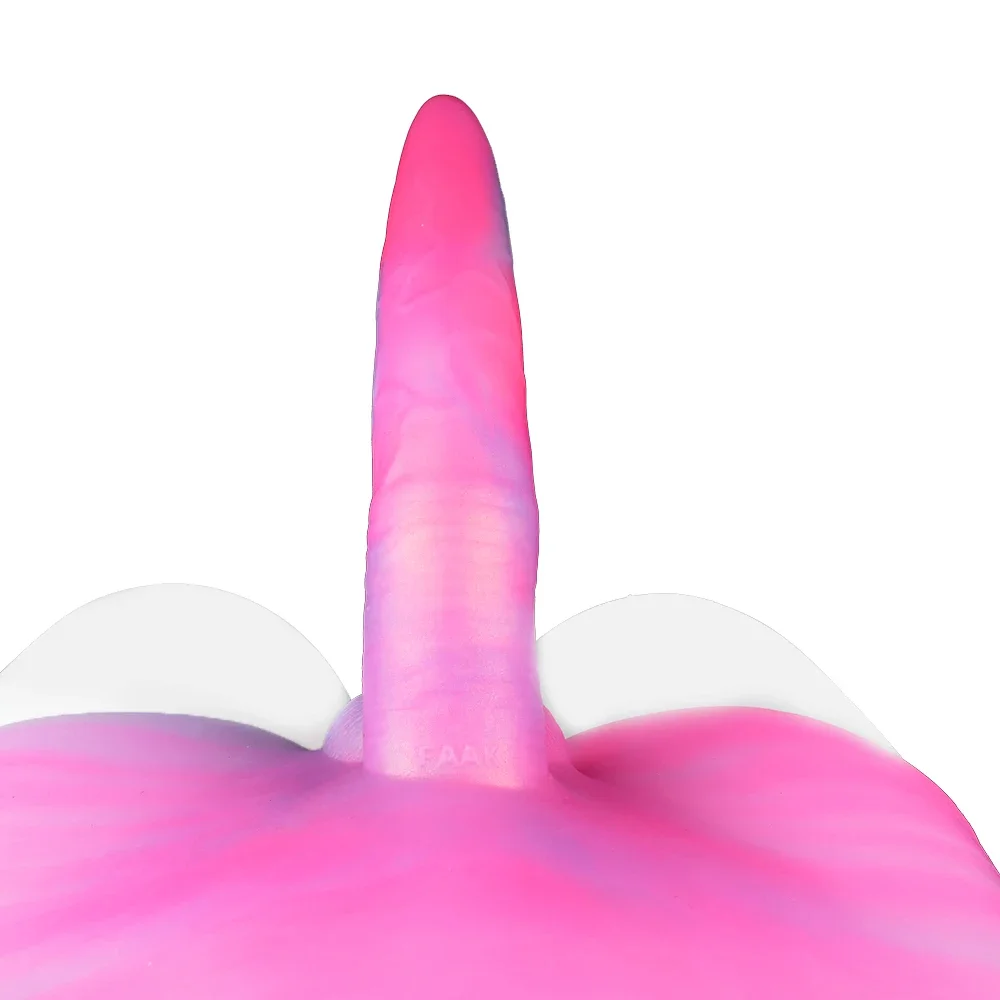 Super Long Strap On Anal Plug Wolf Dog Dildo Panties Silicone Fantasy Animal Penis Pants Pink Sissy Training Sex Toys For Women