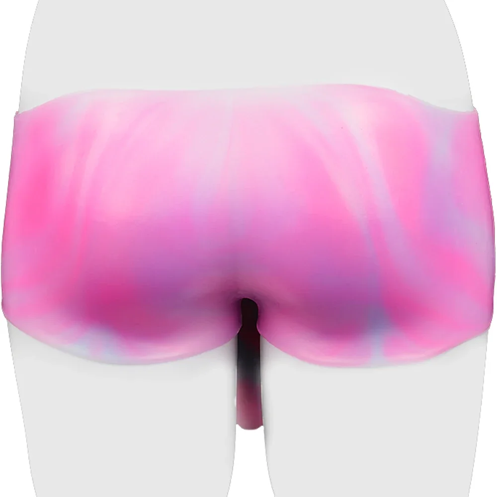 Super Long Strap On Anal Plug Wolf Dog Dildo Panties Silicone Fantasy Animal Penis Pants Pink Sissy Training Sex Toys For Women