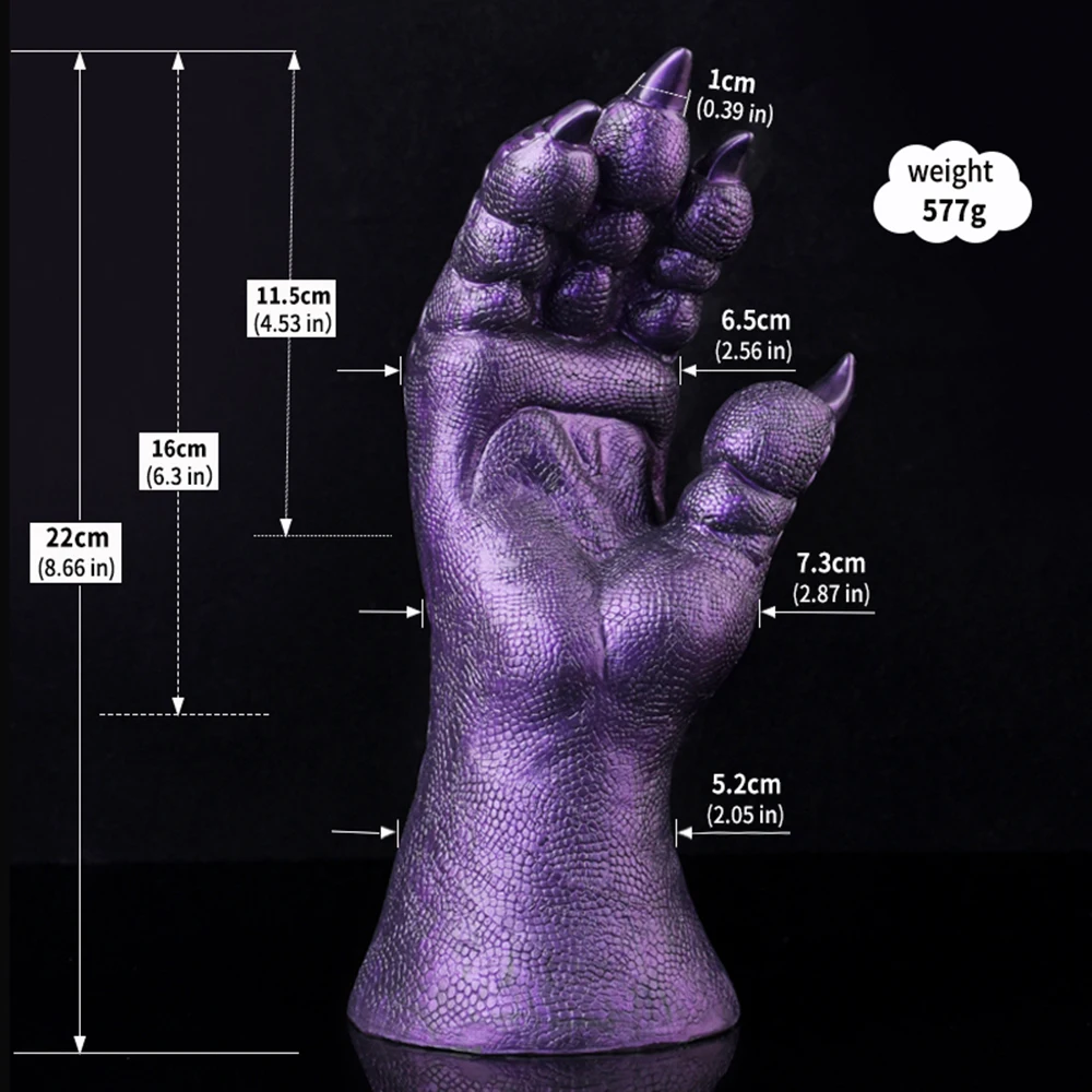 NNSX Dragon Claw Fantasy Dildo with Suction Cup Silicone Artificial Hand Huge Adult Anal Sex Toys Prostate Massage Big Butt Plug