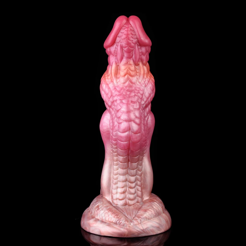 FAAK Fantasy Dragon Dildo against-scale Texture Vagina Stimulate Butt Plug Colorful Sex Toys For Women Men Female Masturbator