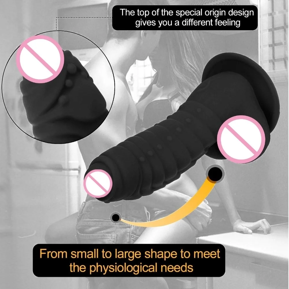 Sex Products Fantasy Dildo Penis Ribbed Studded Vagina Clit Stimulator Adult For Woman Sex Products Fantasy Dildo Penis Ribbed Studded Vagina Clit Stimulator Adult For Woman