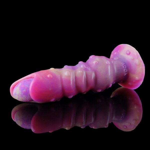 Fantasy Dog Anal Sex Ovipositor Toy Lay Eggs Luminous Dildo Alien Adult Knot Penis Masturbation For Man Women