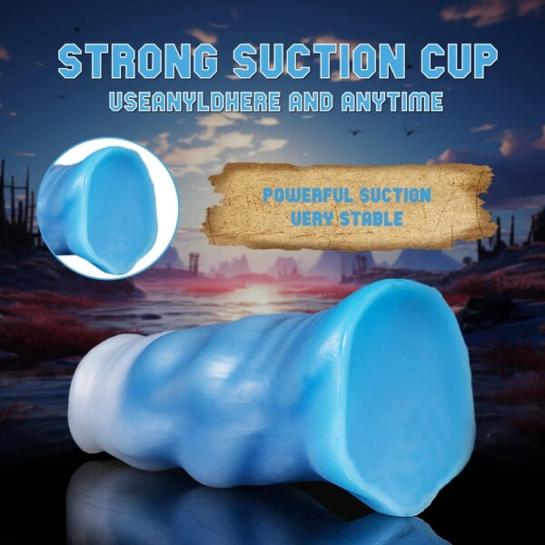 Fantasy Dildo Penis Anal Plug Sex Toy Anal Stimulator BDSM Fake Dick 100% Platinum Silicone Toys for Adults Butt Plugs