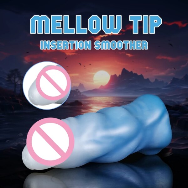 Fantasy Dildo Penis Anal Plug Sex Toy Anal Stimulator BDSM Fake Dick 100% Platinum Silicone Toys for Adults Butt Plugs