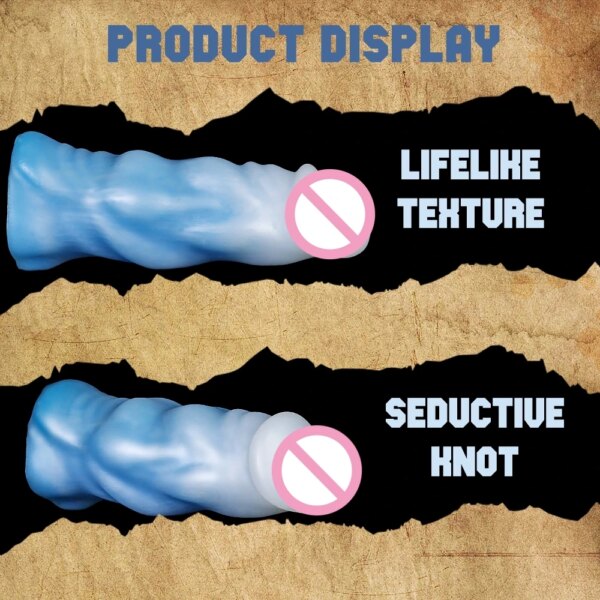 Fantasy Dildo Penis Anal Plug Sex Toy Anal Stimulator BDSM Fake Dick 100% Platinum Silicone Toys for Adults Butt Plugs