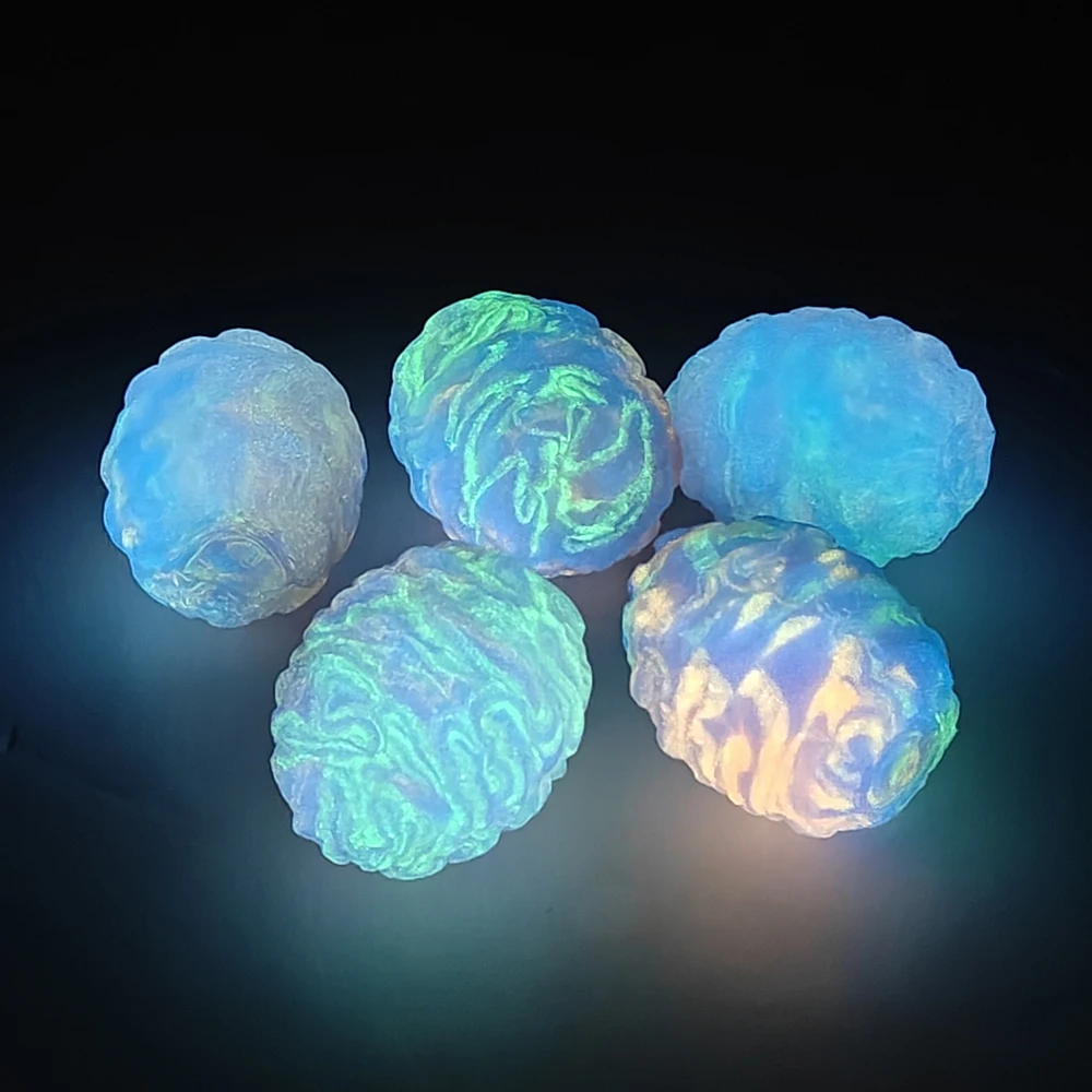 LEZEE Big Knot Anal Plug Ovipositor Toy Hand-Push Lay-Egg Animal Dildo Fantasy Glowing In The Dark Masturbator Sex Toy For Adult
