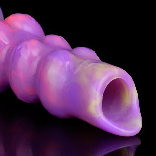 Big Knot Anal Plug Ovipositor Toy Hand-Push Lay-Egg Animal Dildo Fantasy Glowing In The Dark Masturbator Sex Toy For Adult