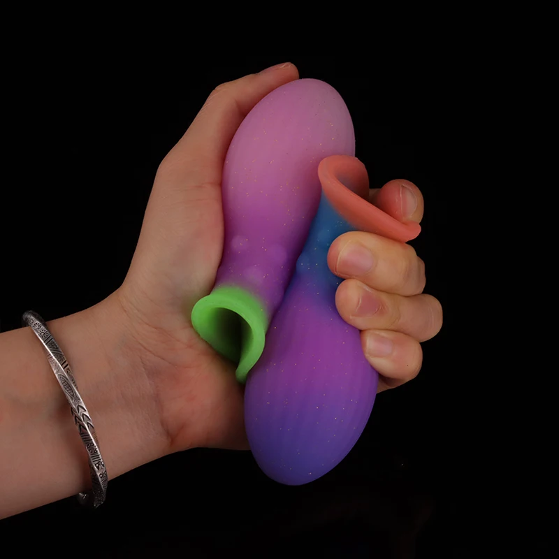 Colorful Dragon Egg Anal Plug Fantasy Butt Plug Prostate Massager Anal Dilator Stimulator Silicone Dildo Sex Toys For Men Women