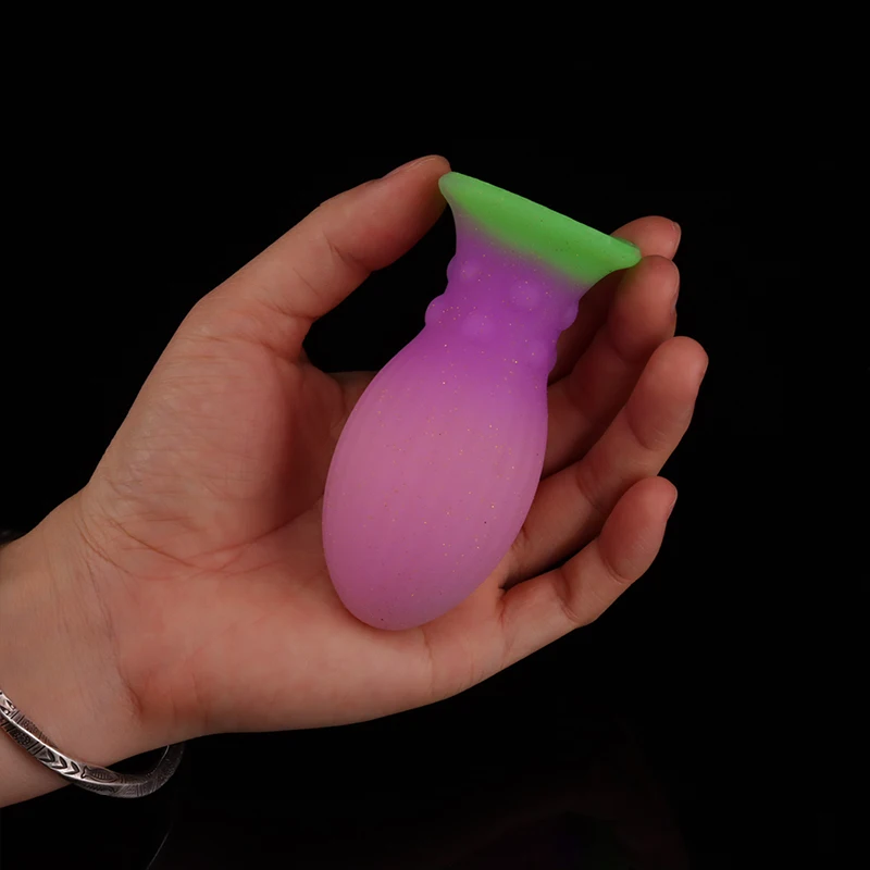 Colorful Dragon Egg Anal Plug Fantasy Butt Plug Prostate Massager Anal Dilator Stimulator Silicone Dildo Sex Toys For Men Women