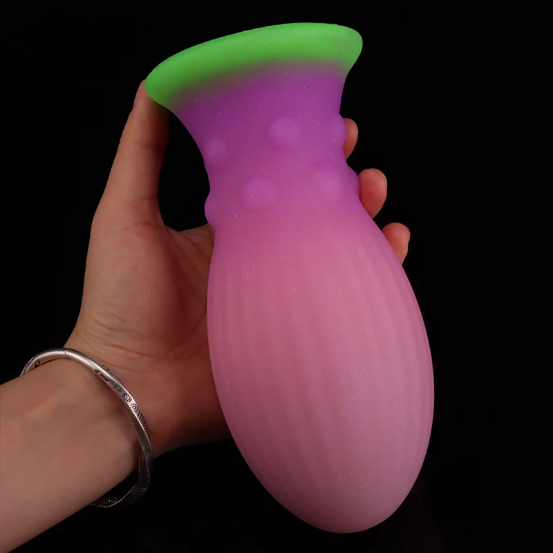 Colorful Dragon Egg Anal Plug Fantasy Butt Plug Prostate Massager Anal Dilator Stimulator Silicone Dildo Sex Toys For Men Women