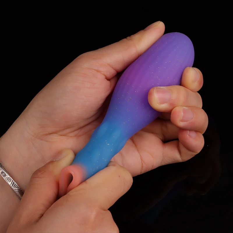 Colorful Dragon Egg Anal Plug Fantasy Butt Plug Prostate Massager Anal Dilator Stimulator Silicone Dildo Sex Toys For Men Women