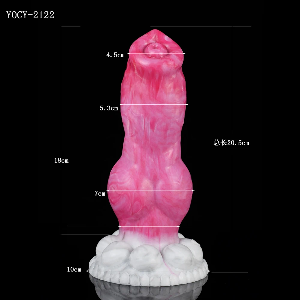 FAAK Fantasy Animal Dildos Knot Dog Penis With Sucker Silicone Small Sex Toys For Beginners Women Anus Massage Prostate Massage