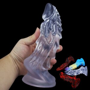 Monster Dildo Animal Phallus Alien Fantasy Dildo Anal Toys PVC/Silicone Cock Not Transparent Penis Vaginal God Without Vibration