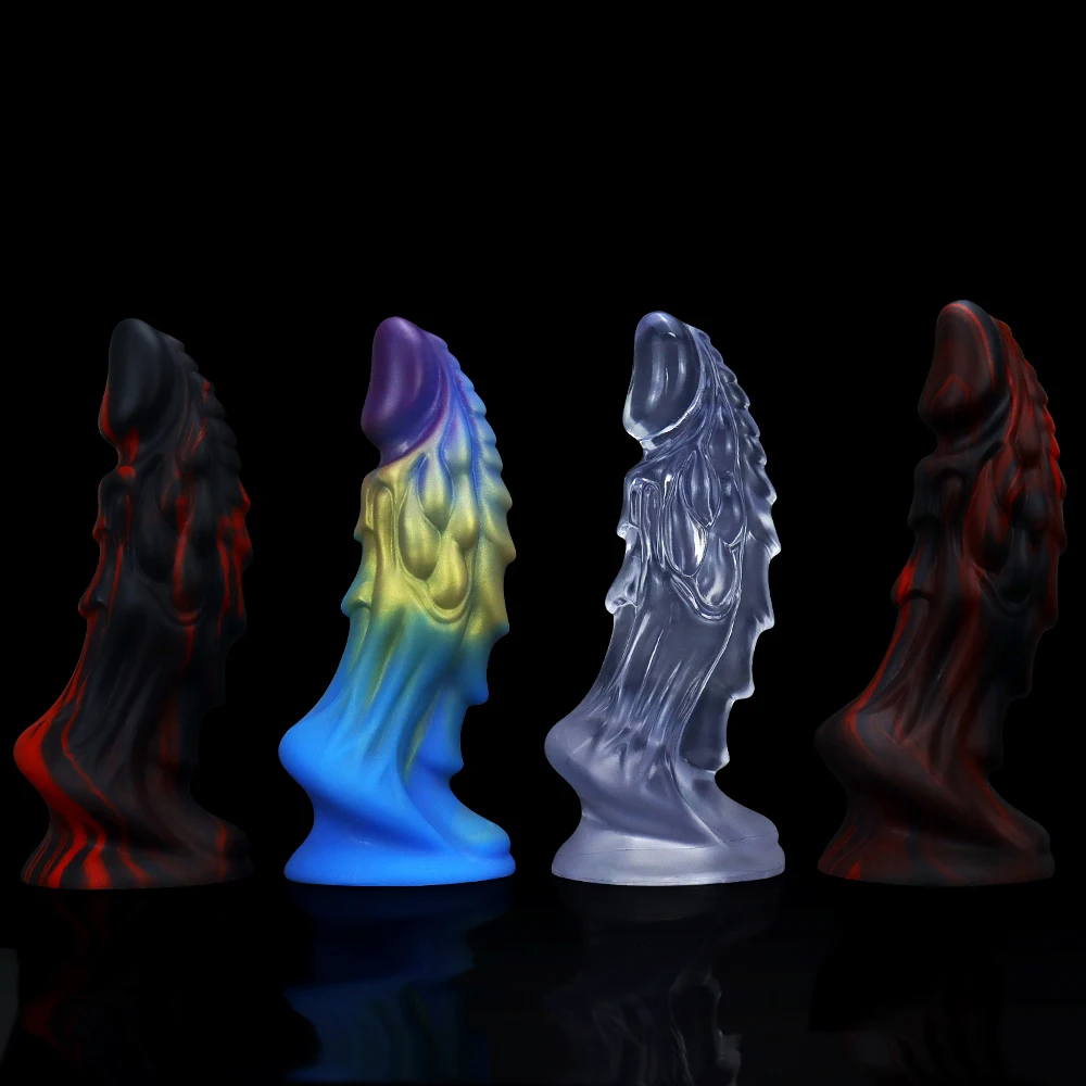 Monster Dildo Animal Phallus Alien Fantasy Dildo Anal Toys PVC/Silicone Cock Not Transparent Penis Vaginal God Without Vibration