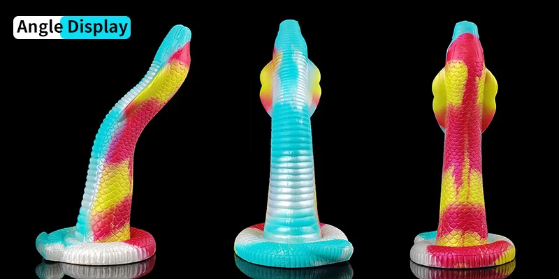 YOCY Realistic Cobra Snake Monster Dildo Giant Fantasy Butt Plug Soft Silicone Anal Fetish Sex Toy For Men With Suction Cup