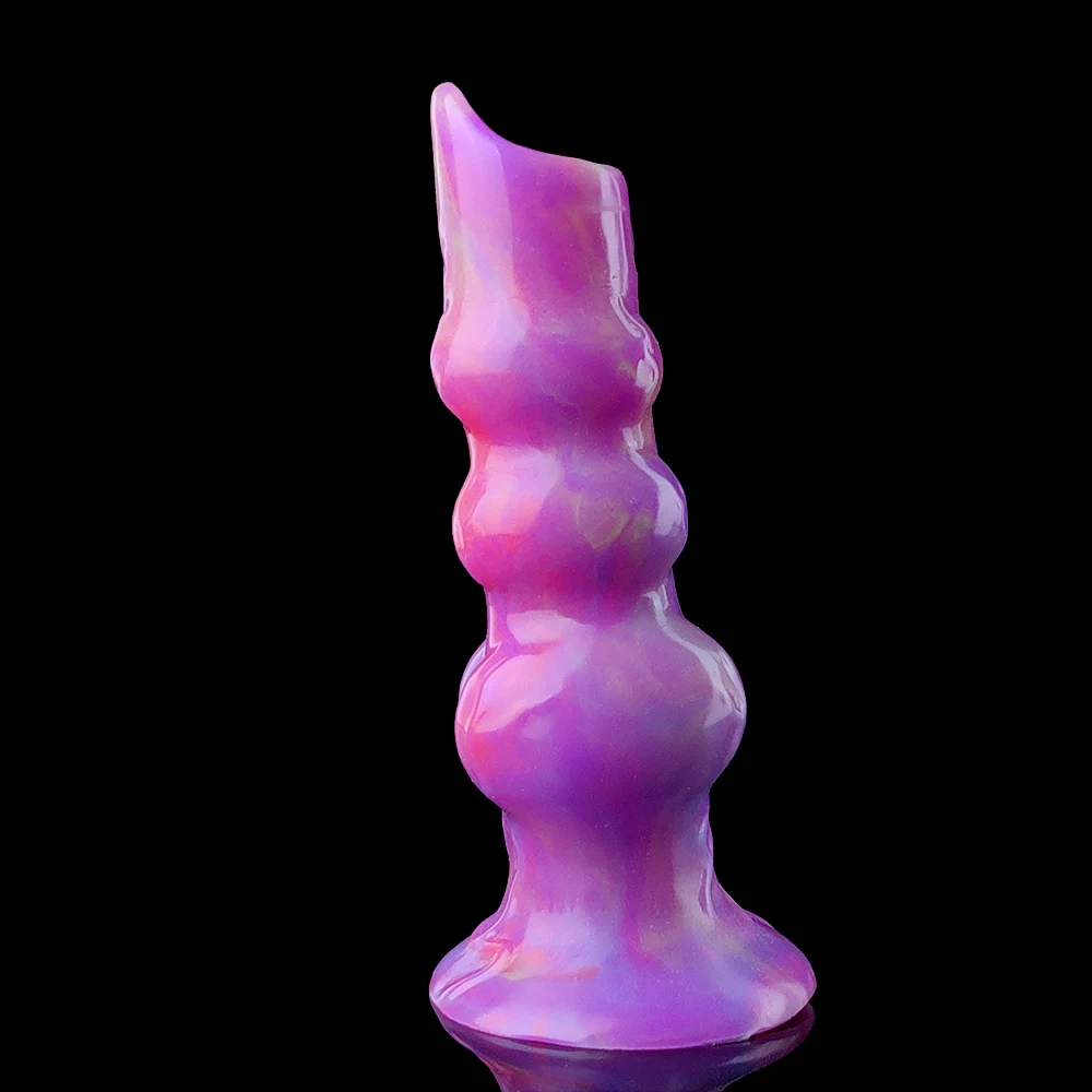 YOCY Big Knot Anal Plug Ovipositor Toy Hand-Push Lay-Egg Animal Dildo Fantasy Glowing In The Dark Masturbators Toy For Women Man