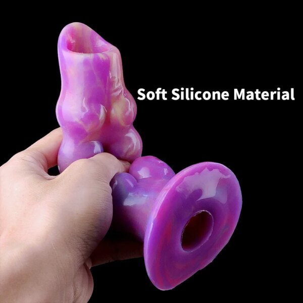 Big Knot Anal Plug Ovipositor Toy Hand-Push Lay-Egg Animal Dildo Fantasy Glowing In The Dark Masturbators Toy For Women Man
