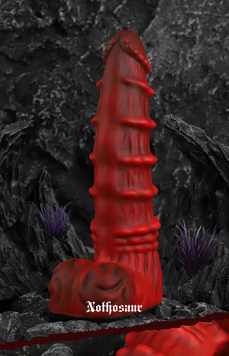 Nothosaur MEPHISTO Animal Dog Knot Big Dildo Horse Penis Bumpy Stimulate Fantasy Sex Toys For Women Prostate Massage Anal Plug